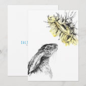 Der Sonnenblumenhain Einladung (Vorne/Hinten)