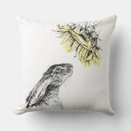 Der Sonnenblumenhain Kissen