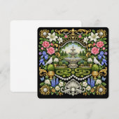 Der Sonnengarten im Stil von Versailles  Einladung (Vorne/Hinten)