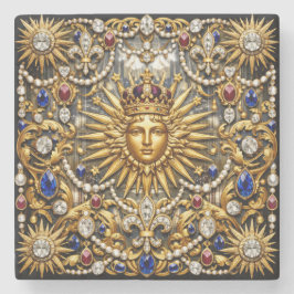 Der Sonnenkönig Versailles Französisch verziert Steinuntersetzer