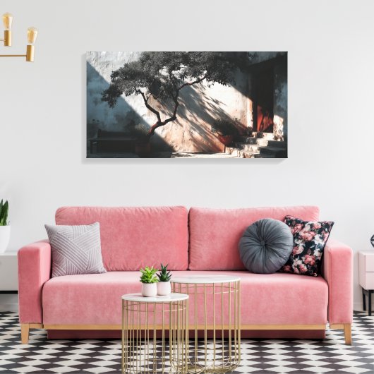 Der Sonnenlichtmoment Stretched Canvas Print Leinwanddruck (Insitu (Wohnzimmer))