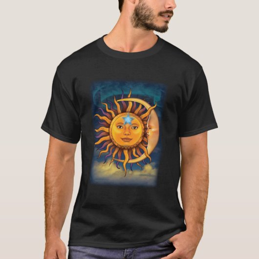 Der Sonnenmond des Berges T-Shirt (Vorderseite)