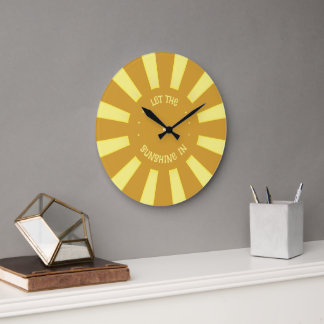 Der Sonnenschein in 🌞 Uhr gelassen