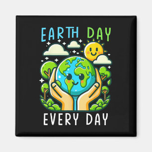 Der Sonnentag rettet den Planeten Niedlich Earth D Magnet