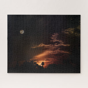 "Der Sonnenuntergang des Mondes" Puzzle