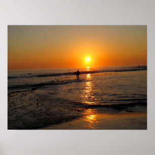 Der Sonnenuntergang des Swamis Poster