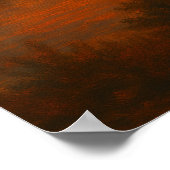 Der Sonnenuntergang im Val Piora Poster (Ecke)