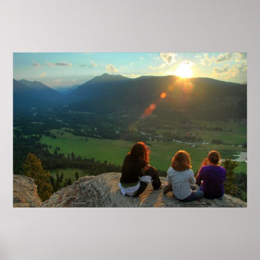 Der Sonnenuntergang Poster (Vorne)