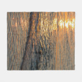 Der Sonnenuntergang reflektiert das wunderschöne M Fleecedecke (Vorderseite (Horizontal))