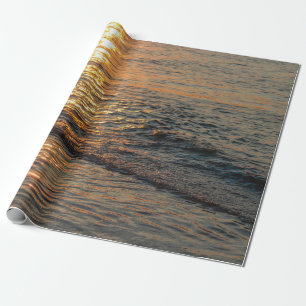 Der Sonnenuntergang reflektiert das wunderschöne M Geschenkpapier