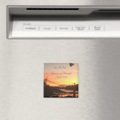 Der Sonnenuntergang speichert das Datumsfenster Magnet (In Situ (Geschirrspüler))