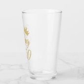 Der sonnige 50. Geburtstag für Männer Glas (Links)