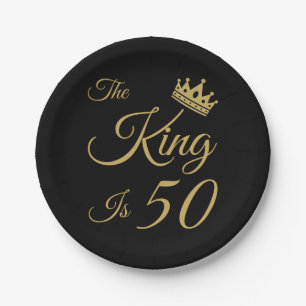 Der sonnige 50. Geburtstag für Männer Pappteller