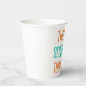 Der sonnige 60. Geburtstag für Frauen Pappbecher (Rechts)