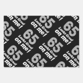 Der sonnige 65. Geburtstag für sie Geschenkpapier Set (Vorderseite 3)