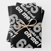 Der sonnige 65. Geburtstag für sie Geschenkpapier Set (Beispiel)