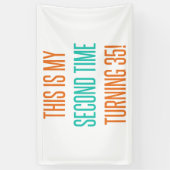 Der sonnige 70. Geburtstag für Frauen Banner (Vertikal)