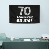 Der sonnige 70. Geburtstag für sie Banner (Messeveranstaltung)