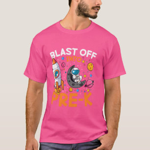Der sonnige Abschlag in den Astronautenraum Lover T-Shirt