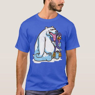 Der sonnige Eisbär lockt Pinguin Ice T-Shirt