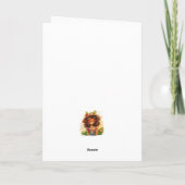 Der sonnige Geburtstag vom Kind - Niedliche Erbsen Karte (Rückseite)