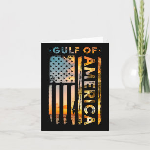 Der sonnige Golf der USA Vintage amerikanische Fla Karte