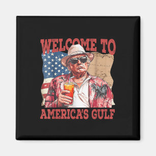 Der sonnige Golf von USA Trump im Golf von Amerika Magnet