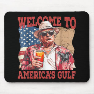 Der sonnige Golf von USA Trump im Golf von Amerika Mousepad