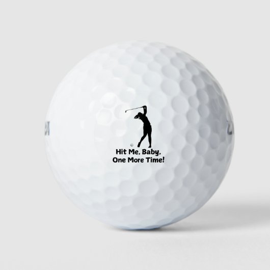 Der sonnige Golfball für jeden Golfer (Vorderseite)