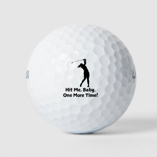 Der sonnige Golfball für jeden Golfer (Vorderseite)