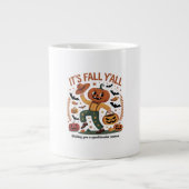Der sonnige Halloween Herbst Niedlich Herbst 2009 Jumbo-Tasse (Vorderseite)