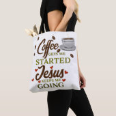 Der sonnige Kaffee gibt mir den Anfang, Jesus Beha Tasche (Von Nahem)