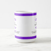 Der sonnige Kaffee rückwärts ist Eeffoc Funny Funn Kaffeetasse (Mittel)