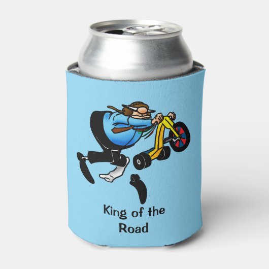 Der sonnige König der Straße kann kühler werden Dosenkühler (Kanne Vorderseite)