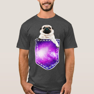 Der sonnige Mops in Pocket Hund liebt Kostümgesche T-Shirt