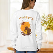 Der sonnige Orange Mama Day wird mit Kaffee besser Sweatshirt