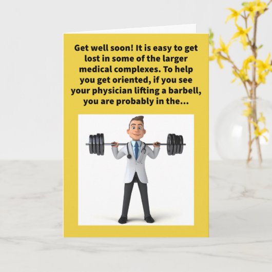 Der sonnige Pun Weighroom wird gut. Karte (Gelbe Blume)