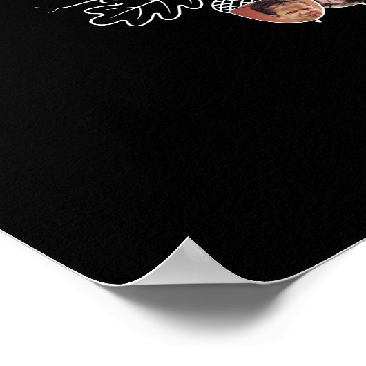 Der sonnige Schwarze Bilderbaum ist voller Nuts Poster (Ecke)