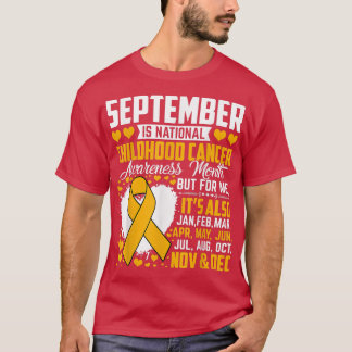 Der Sonnige September ist ein nationales Krebswiss T-Shirt