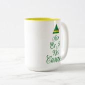 Der sonnige Sohn eines Nutcracker Weihnachtskaffee Zweifarbige Tasse (VorderseiteRechts)