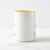 Der sonnige Sohn eines Nutcracker Weihnachtskaffee Zweifarbige Tasse (Mittel)