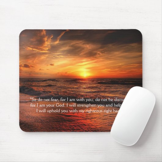 Der sonnige Strand fürchtet sich nicht vor Isaiah Mousepad (Mit Mouse)