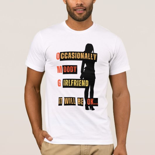 Der sonnige T - Shirt im gelegentlichen Moody-Them (Vorderseite)