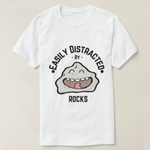 Der sonnige T - Shirt - leicht von Felsen abgelenk