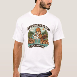 Der sonnige Tag ist nur ein Dam-Projekt nach einem T-Shirt