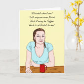 Der sonnige und sarkastische Spaß Karte (Gelbe Blume)