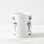 Der sonnige Vater, den wir früher in unseren Bälle Kaffeetasse (Mittel)