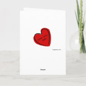 Der sonnige Vatertag - Zoll 5" x 7" Karte (Rückseite)