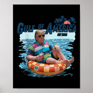 Der sonnige Vintage Golf von Amerika 2025 Poster