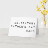 Der sonnige Zwingstag des Vaters Karte (Gelbe Blume)
